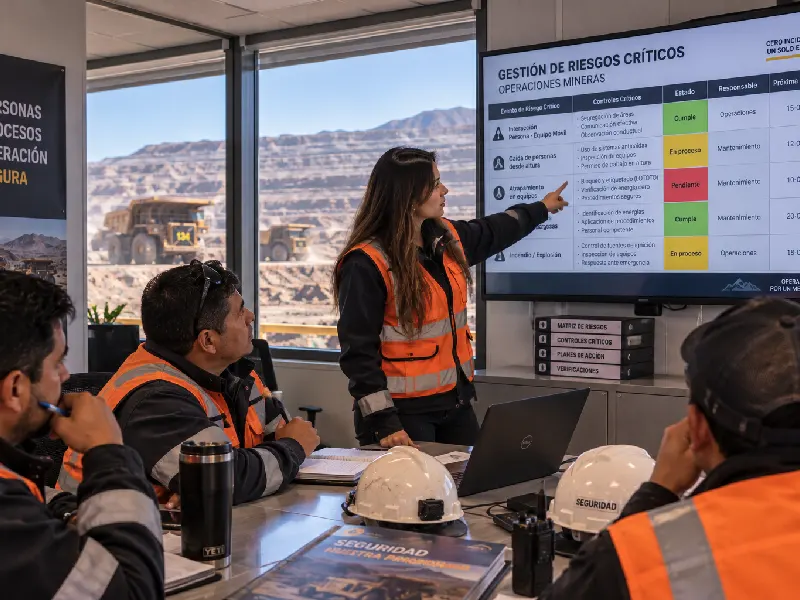 Curso Gestión de Riesgos Críticos en Operaciones Mineras